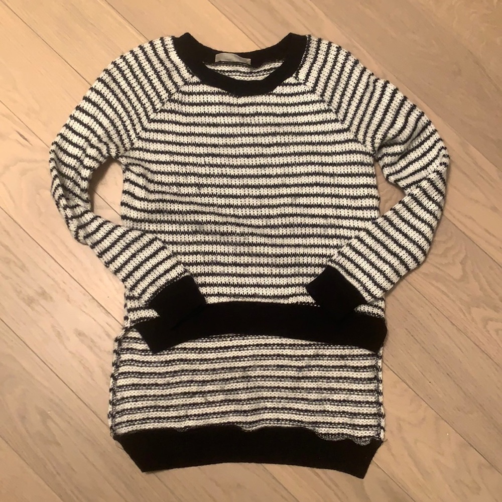 Hippie Love | High Low Striped Sweater